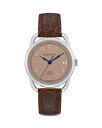 ブロバ レディース 腕時計 アクセサリー Joseph Bulova Watch, 34mm Brown