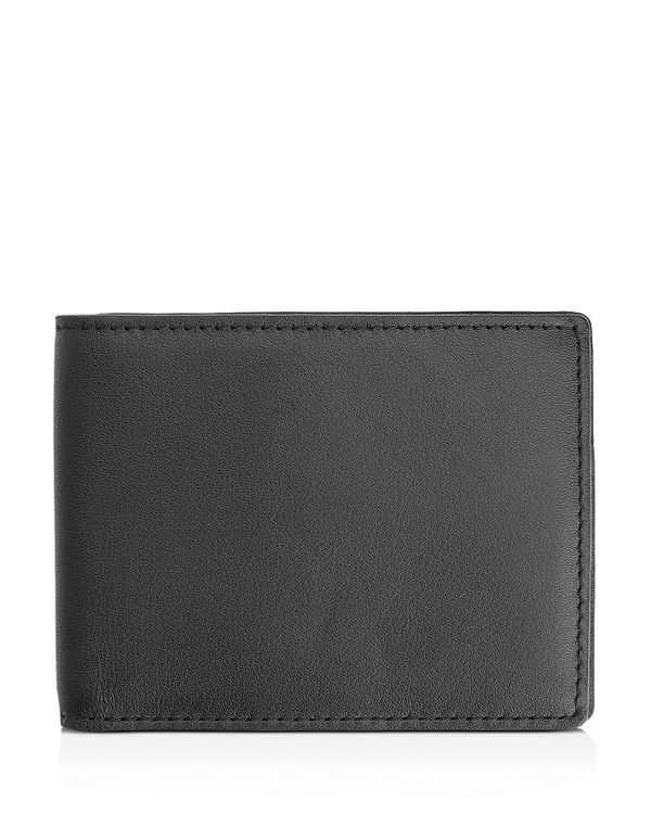 楽天ReVida 楽天市場店ロイス メンズ 財布 アクセサリー Leather RFID-Blocking 100 Step Wallet Black/Black