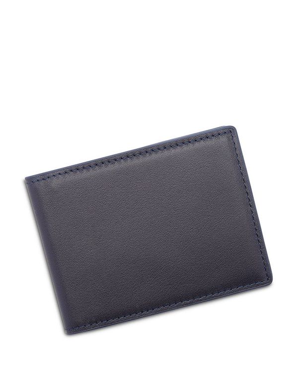 楽天ReVida 楽天市場店ロイス メンズ 財布 アクセサリー Leather RFID-Blocking 100 Step Wallet Blue/Blue