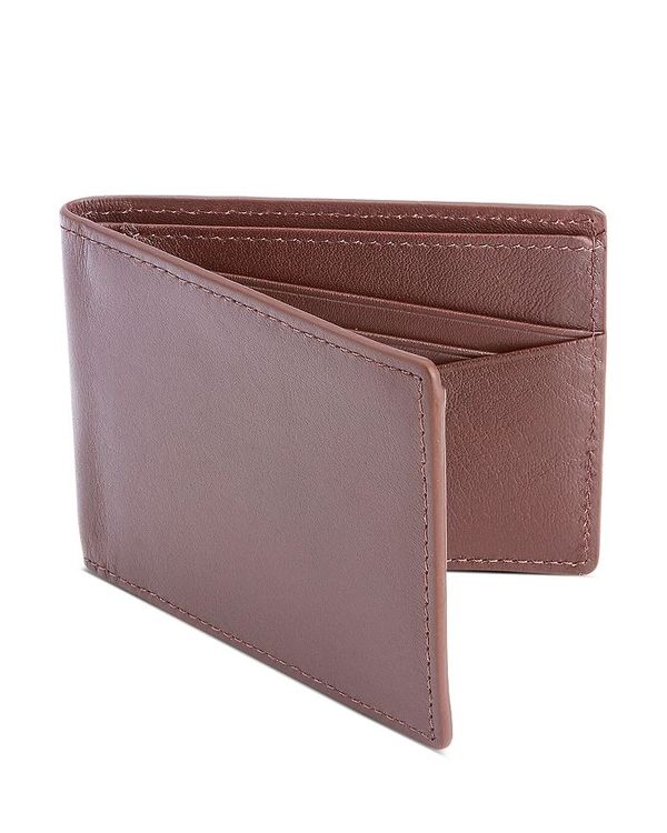 楽天ReVida 楽天市場店ロイス メンズ 財布 アクセサリー Leather RFID-Blocking 100 Step Wallet Brown