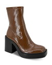 PlXR[ fB[X u[cECu[c V[Y Women's Amber Square Toe High Heel Booties Chocolate