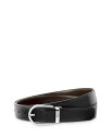 u Y xg ANZT[ Men's Reversible Horseshoe Buckle Belt Black/Brown