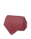 T@g[ tFK Y lN^C ANZT[ Rosso Gancini Silk Tie Rosso/Blue