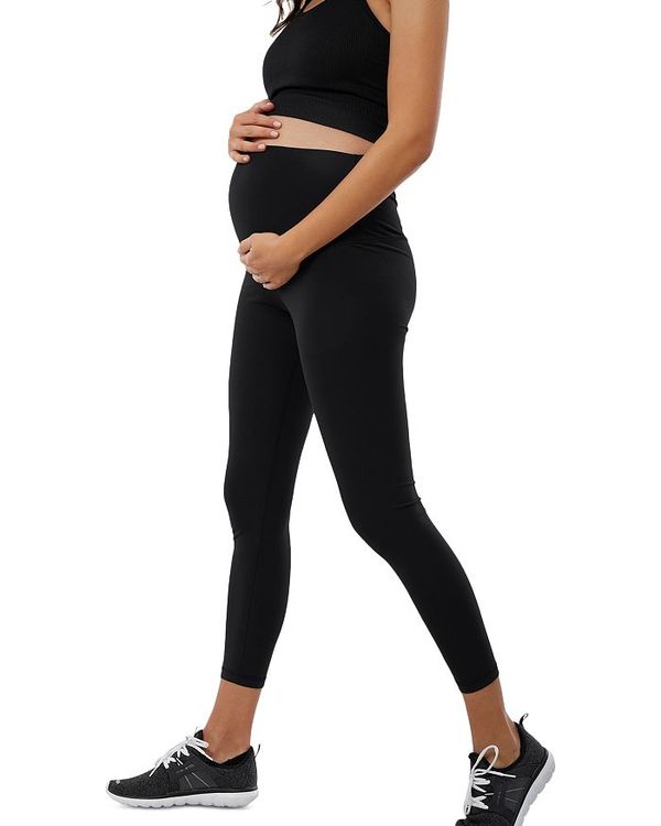 CObh&CUx fB[X MX {gX Fold Down Maternity Leggings Black