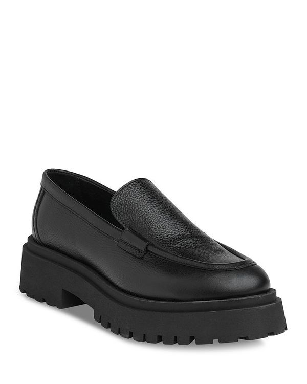 ホイッスルズ レディース スリッポン ローファー シューズ Whistles Women 039 s Aerton Chunky Platform Loafers Black