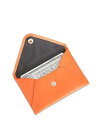 ロイス メンズ 財布 アクセサリー Leather Envelope Card Case Orange