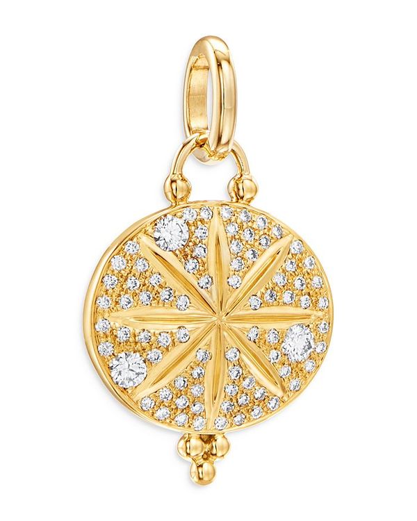 ev Zg NA fB[X lbNXE`[J[Ey_ggbv ANZT[ 18K Yellow Gold Celestial Diamond Sorcerer Pendant Gold