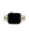 ラゴス レディース 腕時計 アクセサリー Sterling Silver & 18K Gold Diamond Apple Smartwatch Bracele...