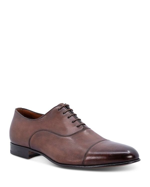 サントーニ ビジネスシューズ メンズ サントーニ メンズ ドレスシューズ シューズ Men's Darian Cap Toe Dress Shoes Brown