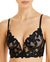 yz t[f}[ fB[X uW[ A_[EFA Lily Embroidery Longline Demi Bra Black