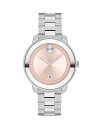 yz oh fB[X rv ANZT[ BOLD Verso Watch, 38.5mm Pink/Silver