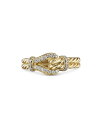 【送料無料】 デイビット・ユーマン レディース リング アクセサリー 18K Yellow Gold The ThoroughbredR Diamond Loop Ring Gold