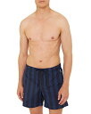 yz I[o[ uE Y n[tpcEV[c  Bulldog Stripe Tailored Fit Swim Trunks Dark Sapphire