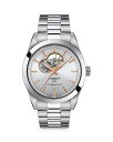 【送料無料】 ティソット レディース 腕時計 アクセサリー Gentleman Powermatic 80 Open Heart Watch 40mm Silv...