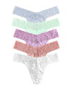 【送料無料】 ハンキーパンキー レディース パンツ アンダーウェア Holiday Cotton Original Rise Thongs, Pack of 5 Dove Gray