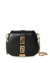 【送料無料】 ヴェルサーチ レディース ショルダーバッグ バッグ Greca Goddess Medium Leather Shoulder Bag Black/Versace Gold