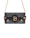 yz o} fB[X Nb`obO obO BBuzz 23 Monogram Jacquard Convertible Clutch Ivory/Black/Gold