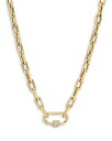 【送料無料】 ゾエレフ レディース ネックレス・チョーカー・ペンダントトップ アクセサリー 14K Yellow Gold Large Open Link Ch...