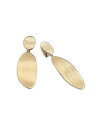 yz }R r`FS fB[X sAXECO ANZT[ 18K Yellow Gold Lunaria Textured Drop Earrings Gold