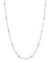 【送料無料】 ロバートコイン レディース ネックレス・チョーカー・ペンダントトップ アクセサリー 18K White Gold Diamond Station ...