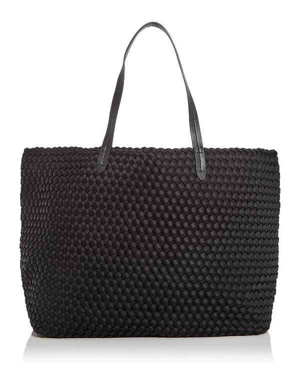  ナゲディ レディース トートバッグ バッグ Jet Setter Large Woven Tote Onyx