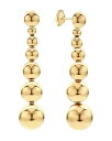 【送料無料】 ラゴス レディース ピアス・イヤリング アクセサリー Caviar Gold Collection 18K Gold Graduated Seven Bead Drop Earrings Gold