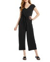 【送料無料】 カレンケーン レディース ジャンプスーツ トップス Petite Tie Waist Cropped Jumpsuit Black