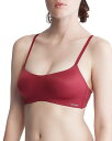 【送料無料】 カルバンクライン レディース ブラジャー アンダーウェア Liquid Touch Lightly Lined Bralette Red Carpet