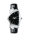 yz n~g fB[X rv ANZT[ Hamilton Ventura Quartz Watch, 32.3mm Black/Silver