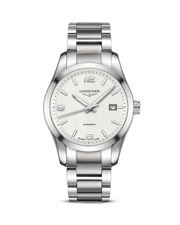 ロンジン 【送料無料】 ロンジン レディース 腕時計 アクセサリー Longines Conquest Classic Watch, 29.5mm Silver