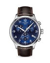 【送料無料】 ティソット レディース 腕時計 アクセサリー Chrono XL Classic Chronograph, 45mm Blue/Brown(2)