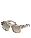 yz gEtH[h fB[X TOXEACEFA ANZT[ Unisex Fausto Geometric Sunglasses, 53mm Brown/Green Gradient