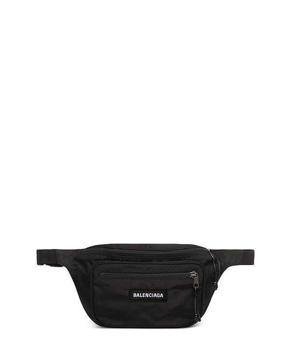 バレンシアガ ウエストポーチ メンズ 【送料無料】 バレンシアガ メンズ ボディバッグ・ウエストポーチ バッグ Explorer Nylon Belt Bag Black