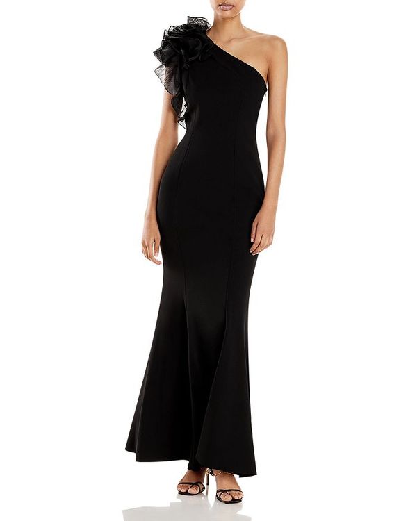 ̵ ޥåȥå ǥ ʥȥ  One-Shoulder Gown Black