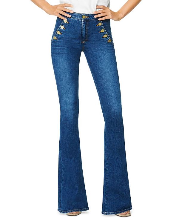 【送料無料】 レイミー ブルック レディース デニムパンツ ジーンズ ボトムス Helena High Rise Flared Sailor Jeans in Medium Wash Medium Wash