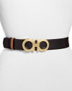 【送料無料】 サルヴァトーレ フェラガモ レディース ボディバッグ・ウエストポーチ バッグ Women's Gancini Reversible Leather Belt Sella Brown/Gold