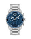 【送料無料】 モバド レディース 腕時計 アクセサリー BOLD Verso Chronograph, 44mm Blue/Silver