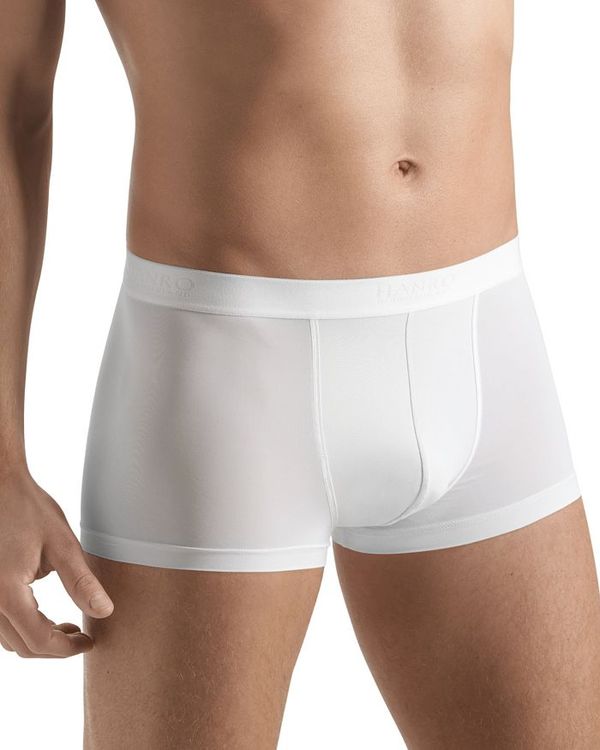 【送料無料】 ハンロ メンズ ボクサーパンツ アンダーウェア Micro Touch Boxer Briefs White