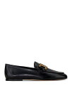 【送料無料】 トッズ レディース スリッポン・ローファー シューズ Women's Kate Almond Toe Loafers Black Leather