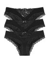 【送料無料】 ハニーデュー インティメッツ レディース パンツ アンダーウェア Willow Hipsters, Set of 3 Black/Black/Black