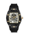 【送料無料】 フィリッププレイン レディース 腕時計 アクセサリー The $keleton Watch, 44mm x 56mm Gray/Black