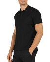 【送料無料】 エーティーエム メンズ ポロシャツ トップス Classic Fit Polo Shirt Black