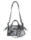 【送料無料】 バレンシアガ レディース ハンドバッグ バッグ Neo Cagole XS Handbag Black Grafitti