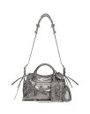 バレンシアガ ハンドバッグ 【送料無料】 バレンシアガ レディース ハンドバッグ バッグ Neo Cagole XS Handbag Silver/Rhinestone