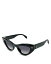 【送料無料】 アレキサンダー・マックイーン レディース サングラス・アイウェア アクセサリー Women's Spike Studs Cat Eye Sunglasses, 52mm Black/Gray Gradient