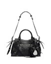 バレンシアガ ハンドバッグ 【送料無料】 バレンシアガ レディース ハンドバッグ バッグ Neo Cagole City Mini Leather Handbag Black/Silver