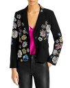 【送料無料】 リバティーン レディース ジャケット・ブルゾン ブレザー アウター Mille Fleur Beaded Blazer Black