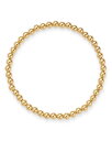 yz ]Gt fB[X uXbgEoOEANbg ANZT[ 14K Yellow Gold Beaded Stretch Bracelet Gold