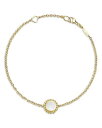 【送料無料】 ラゴス レディース ブレスレット・バングル・アンクレット アクセサリー 18K Yellow Gold Covet Mother of Pearl Beaded Frame Chain Bracelet - 100% Exclusive White MOP/Gold