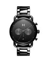 【送料無料】 エムブイエムティー レディース 腕時計 アクセサリー Blacktop Ceramic Chronograph, 47mm Black